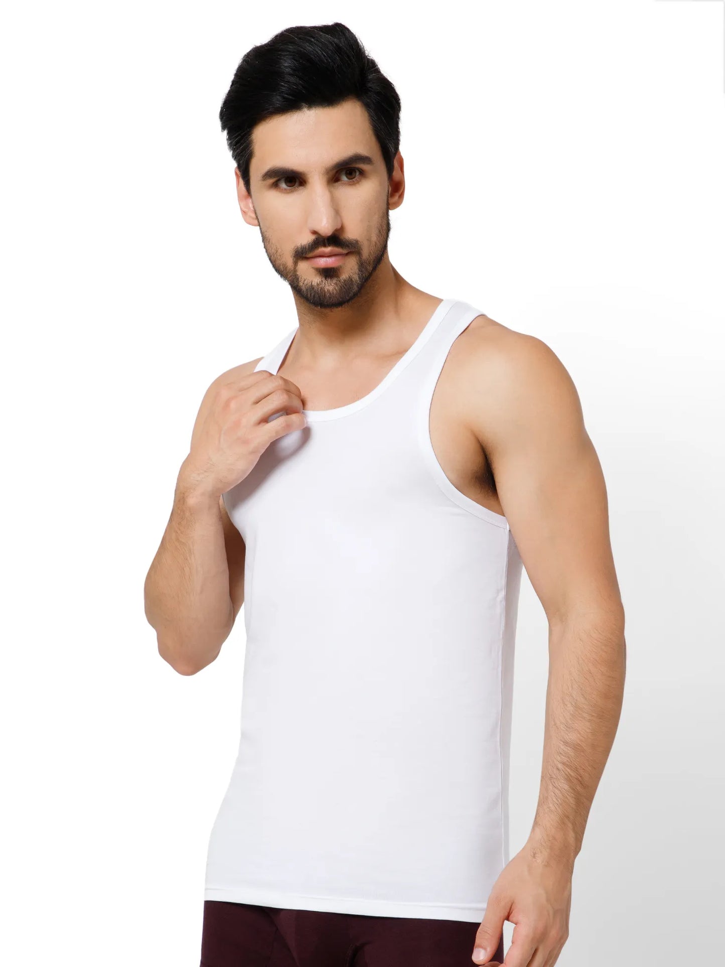 SUPIMA VEST ROUND NECK