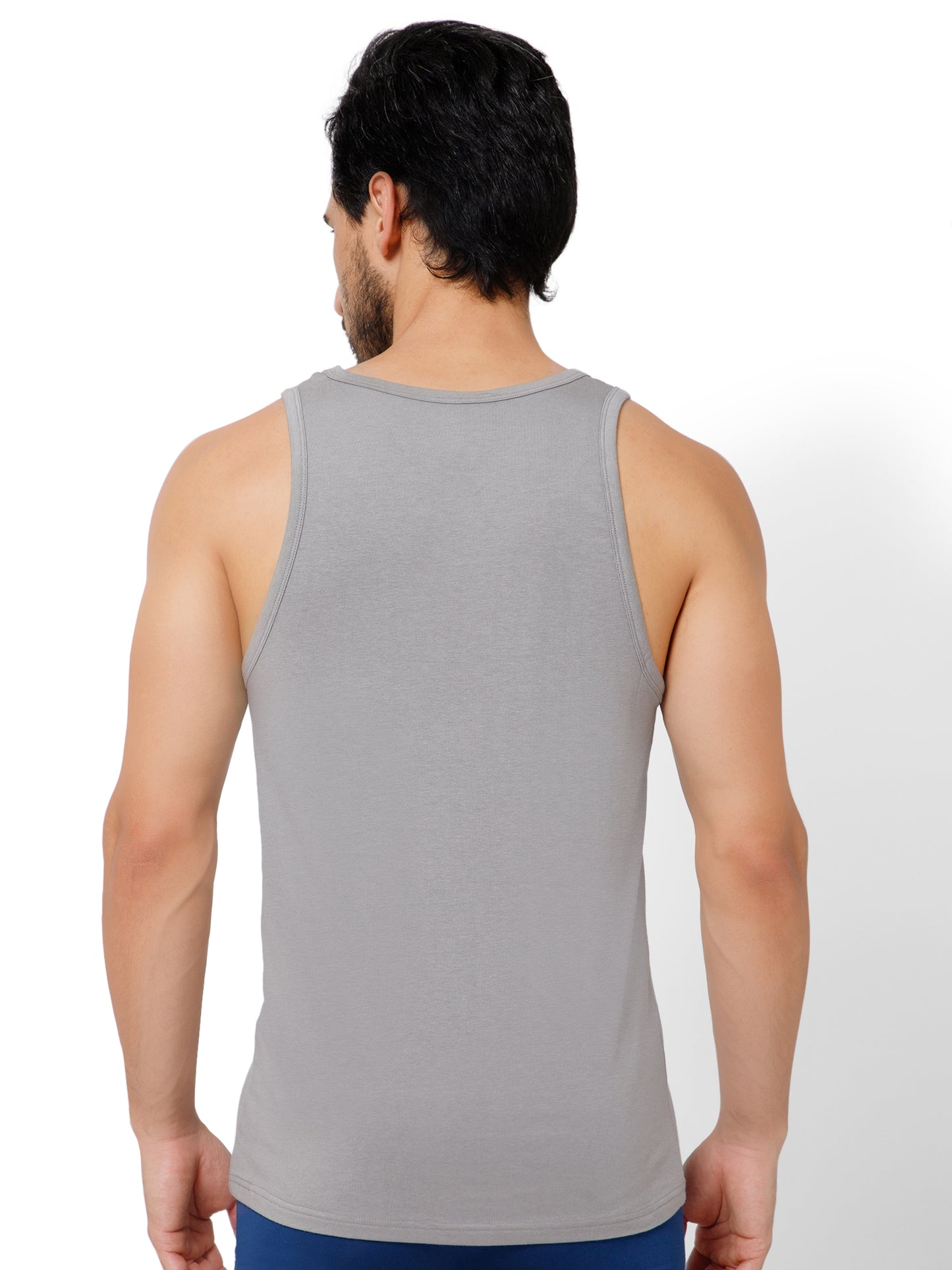 PIMA/MODAL VEST ROUND NECK