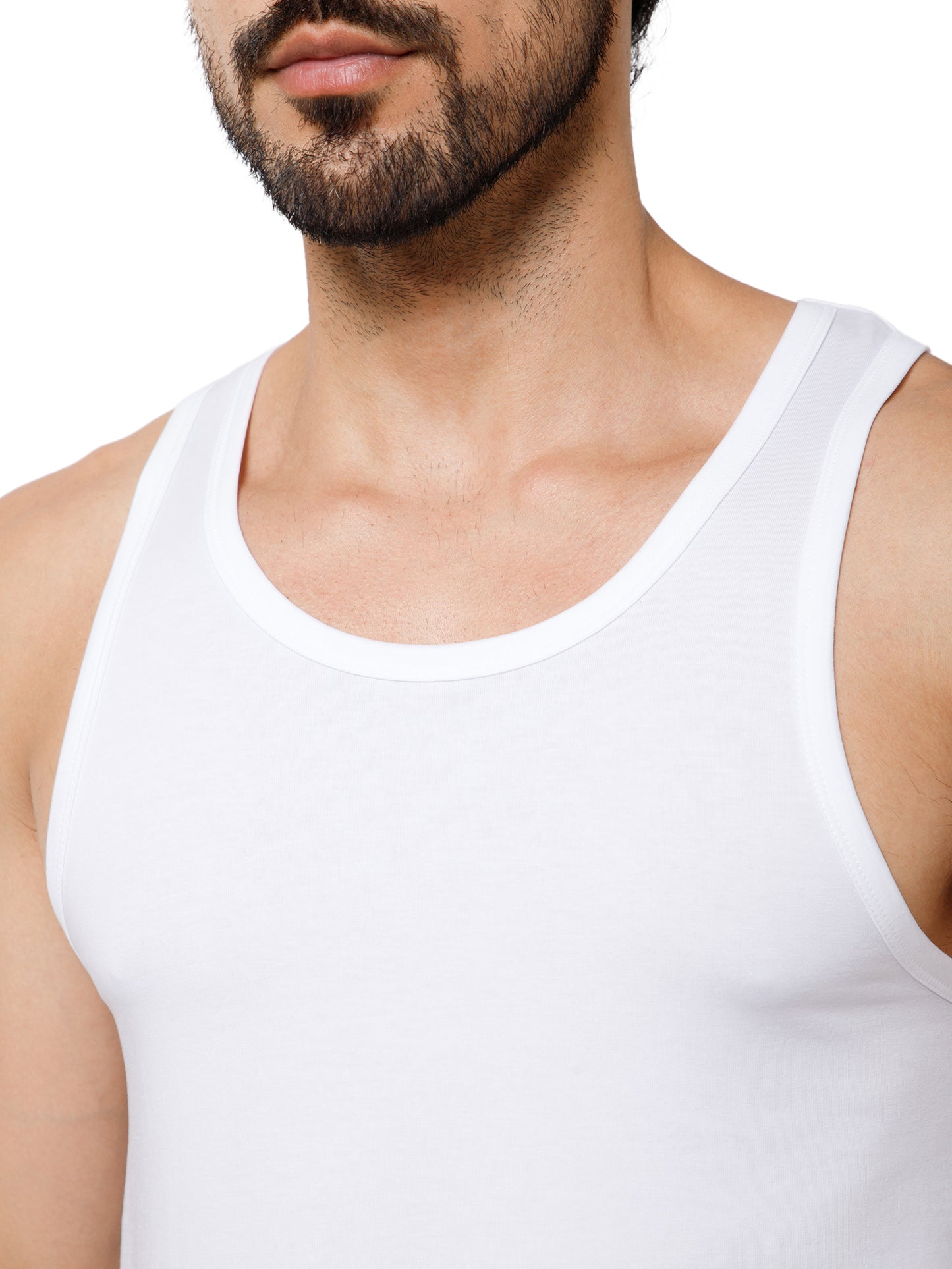 PIMA/MODAL Vest round neck Combo.
