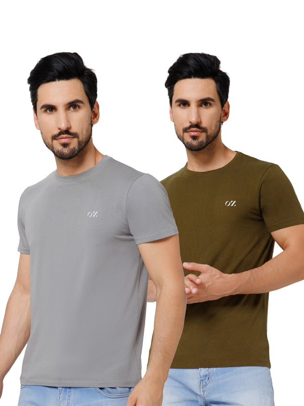 SOLID CREW NECK T-SHIRT COMBO.