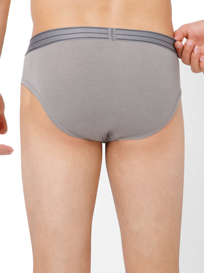 PIMA/MODAL VEST ROUND NECK IN LIGHT GREY COLOR