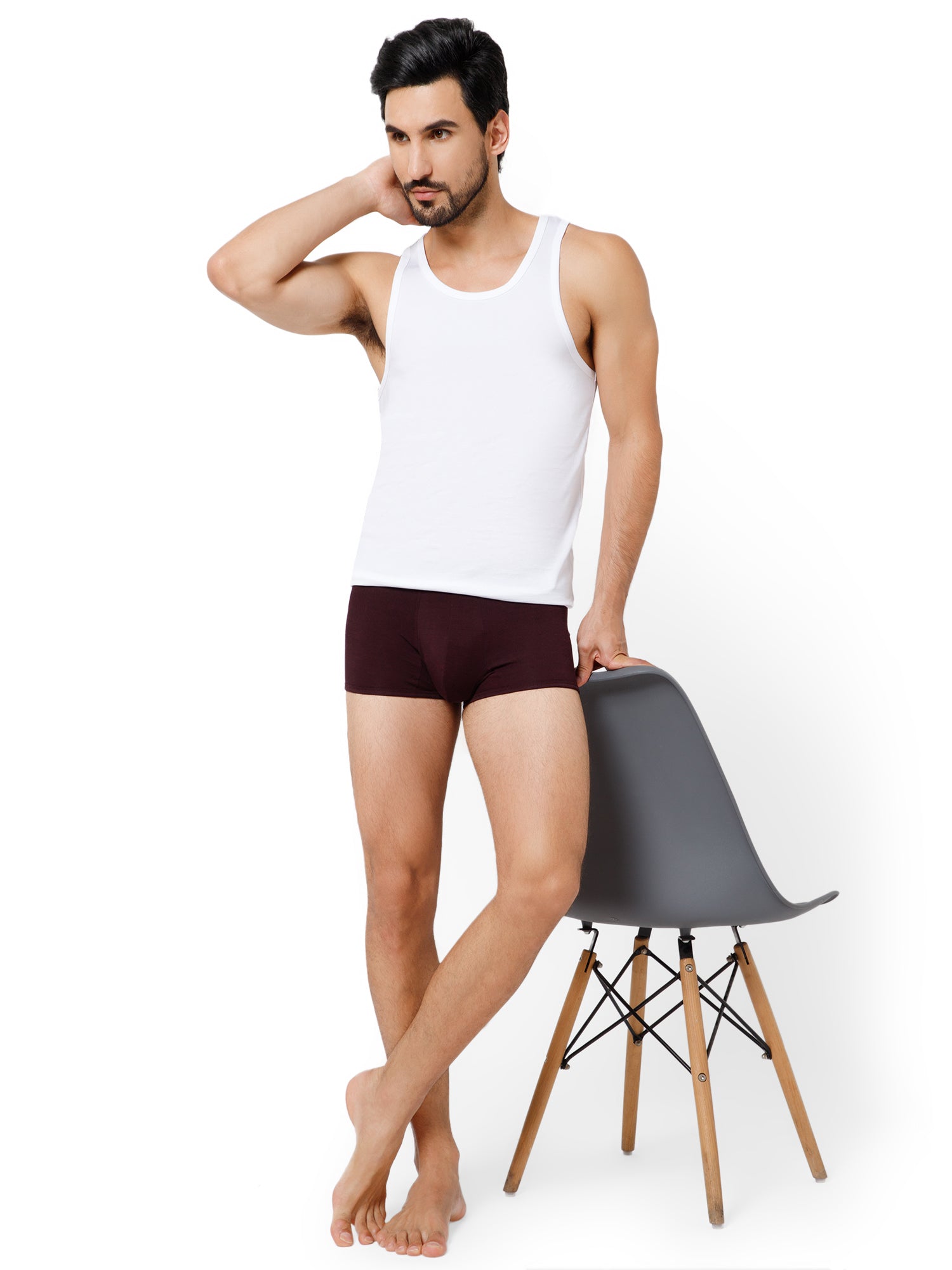 SUPIMA VEST ROUND NECK.