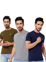 SOLID CREW NECK T-SHIRT COMBO.