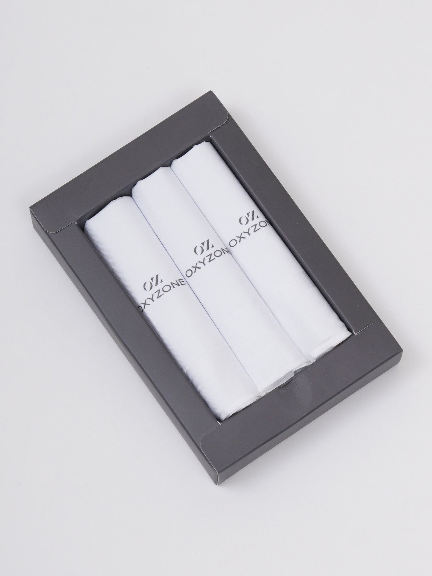 100% COMBED COTTON HANDKERCHIEF IN SOLID WHITE COLOR.