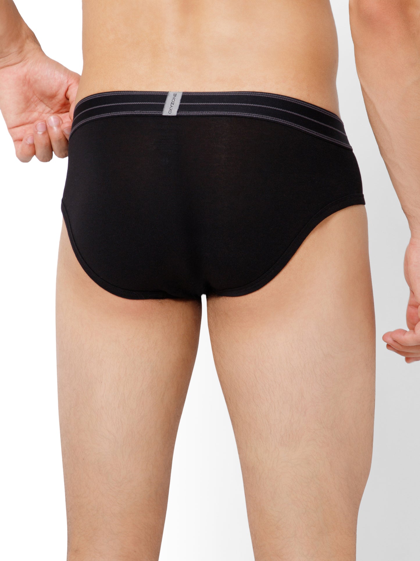 PIMA/MODAL WHITE- GREY- BLACK.