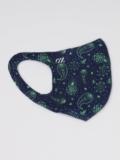 ANTIBACTERIAL,BREATHABLE, NEOPRENE MIX COLOR SNUG FIT MASK.