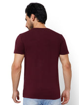 SOLID CREW NECK T-SHIRT (AMBER).